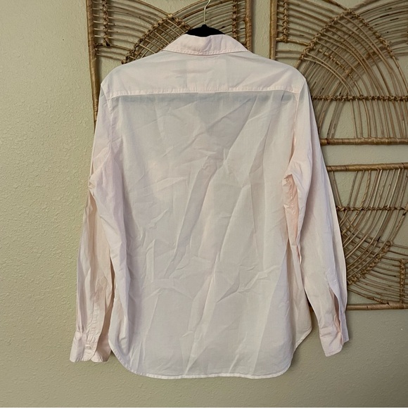 Frank & Eileen Eileen Shirt Baby Pink Button Down Long Sleeve Women's Sz S B10 - Picture 5 of 14